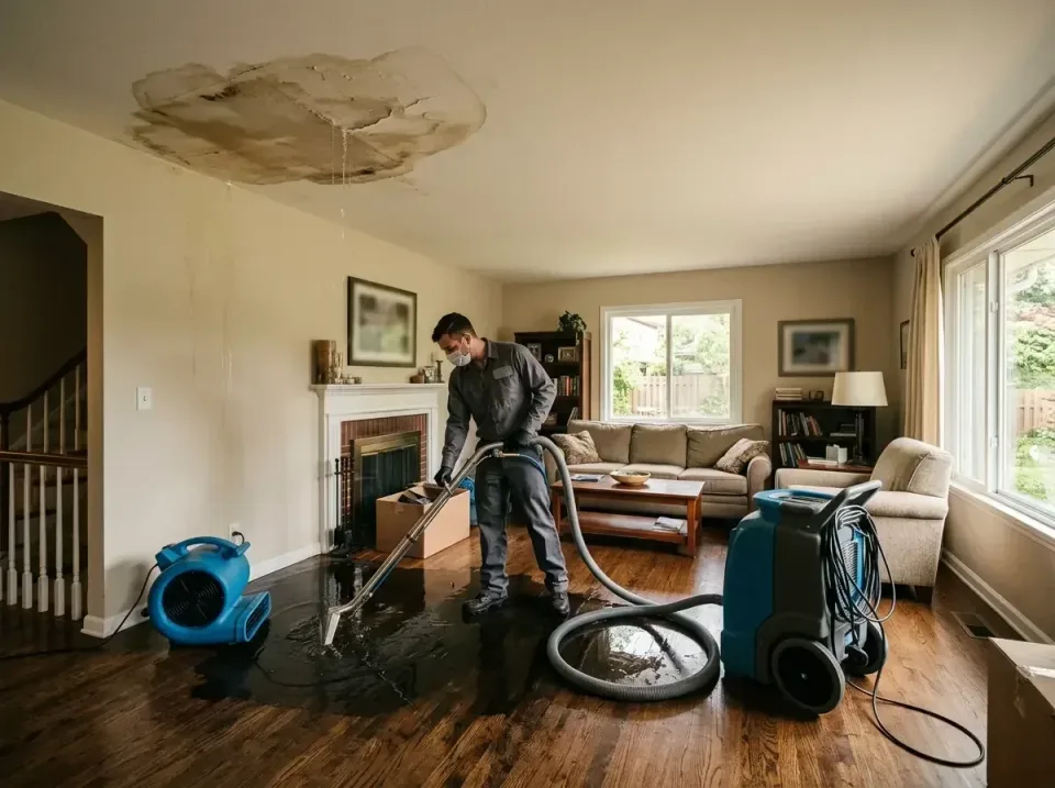 attic-pipe-burst-ceiling-drip-008 — frequently asked questions, Water Damage Restoration & Carpet Care in White Sulphur Spri…